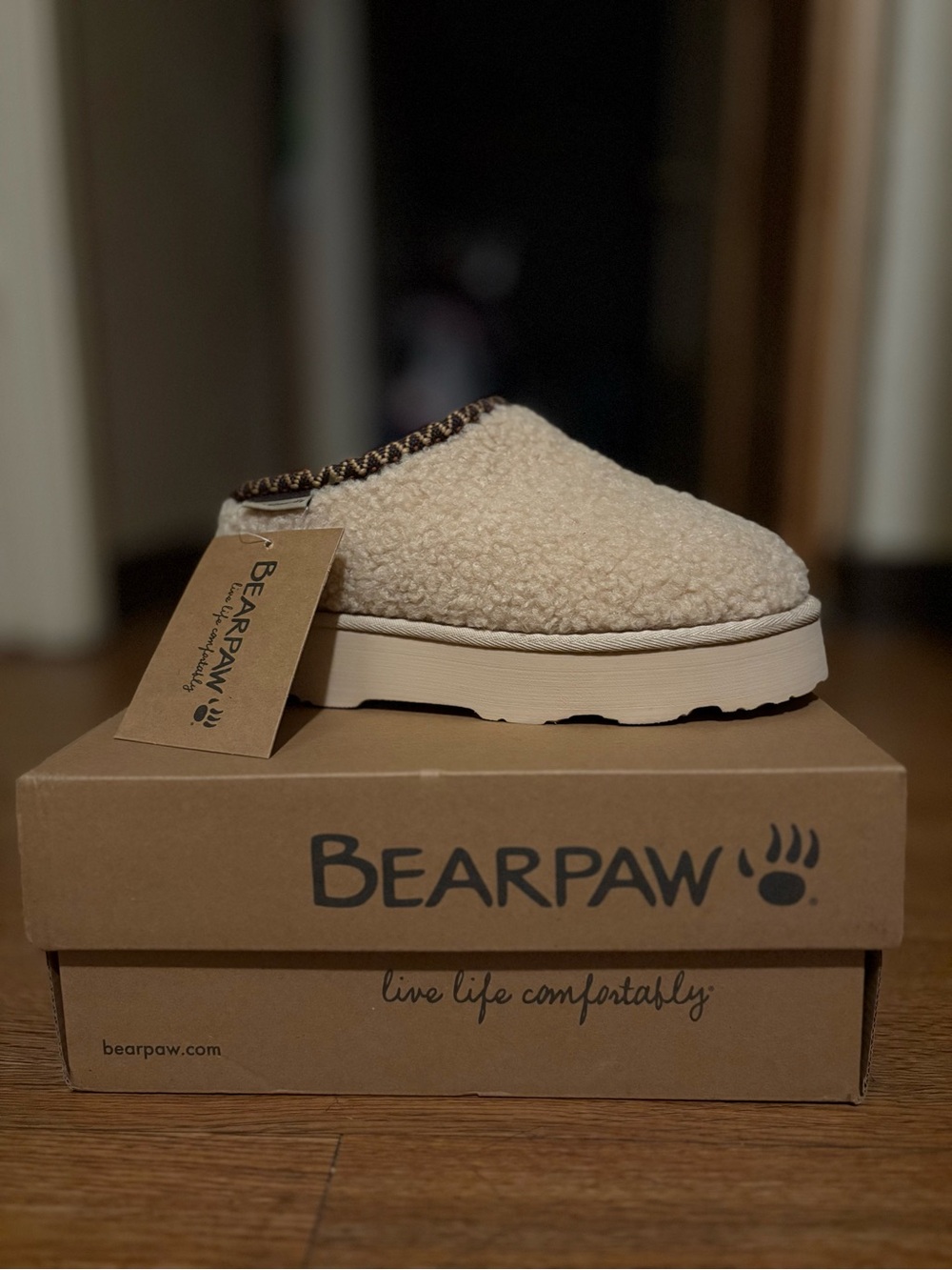 BearPaw Snuggle Martis Youth Clog - Oat